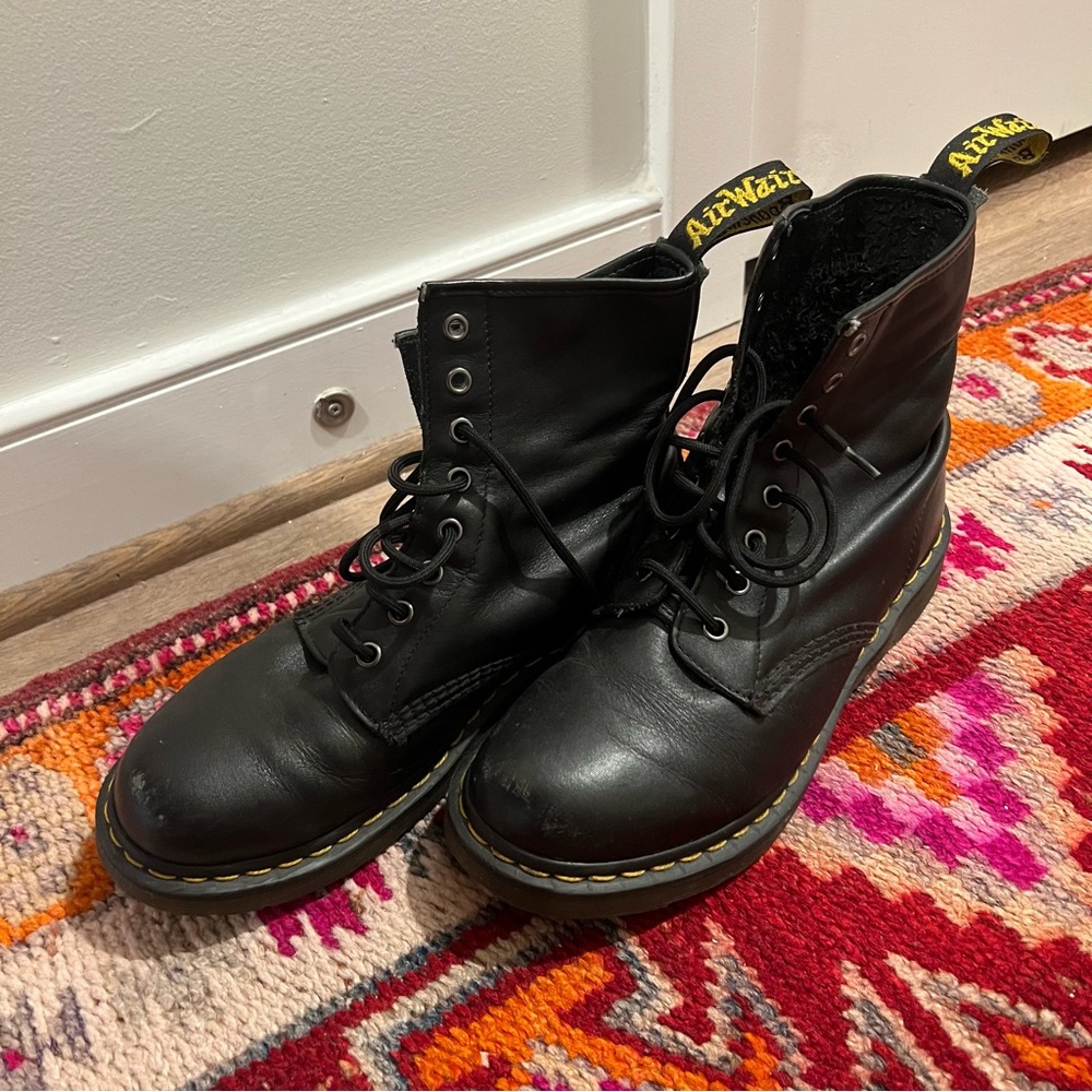 Soft Leather Dr Marten Boots